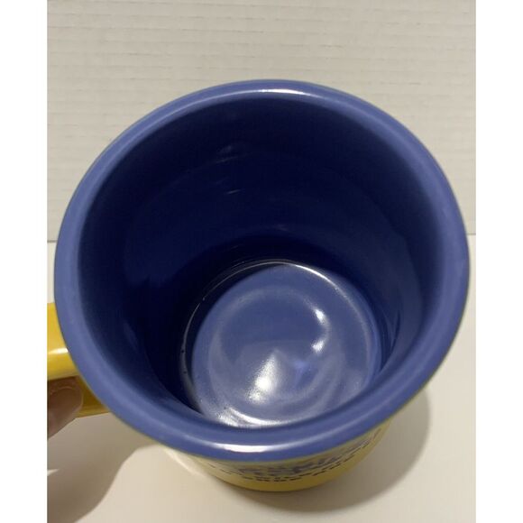 Vintage Rainforest Cafe Coffee Mug 1999 Yellow W/Logo Cup - Picture 5 of 7